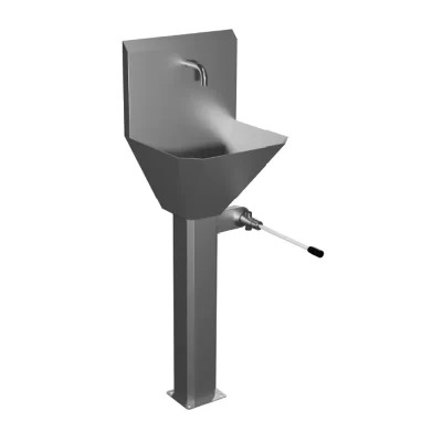 Lava Mãos de Coluna com Torneira de Joelho