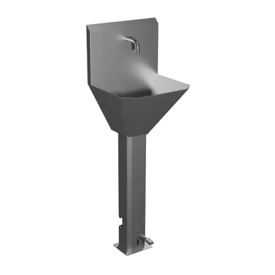 Lava-Mãos de Coluna com Torneira de Pedal