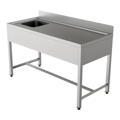 Bancada Tampo Rebaixado com Cuba de Lavagem