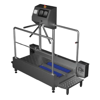 Lava Solas em Contínuo com Torniquete e Sistema de Desinfeção